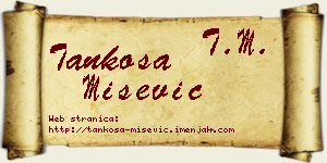 Tankosa Mišević vizit kartica